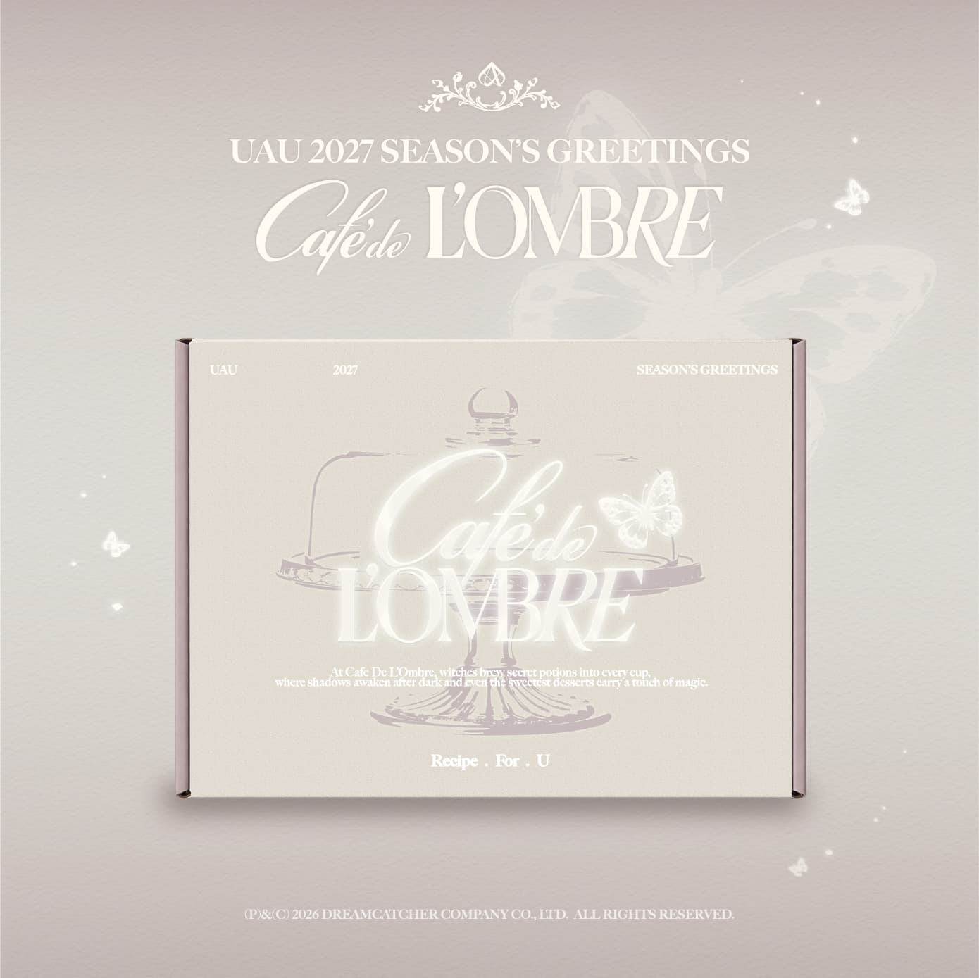 유아유(UAU) - 2027 SEASON’S GREETINGS [Cafe De L'Ombre_Recipe . For . U]