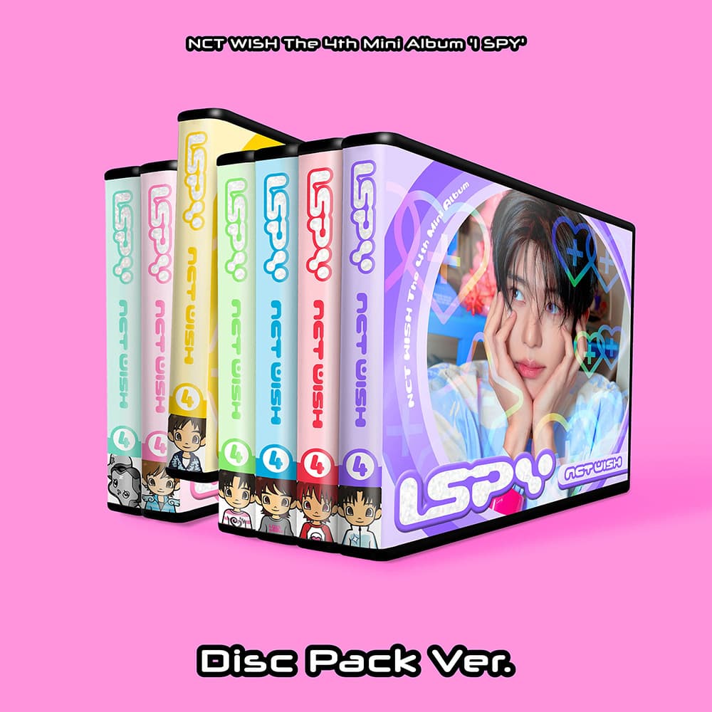 NCT WISH (엔시티 위시) - 미니 4집 [I SPY] (Disc Pack Ver.) (랜덤)