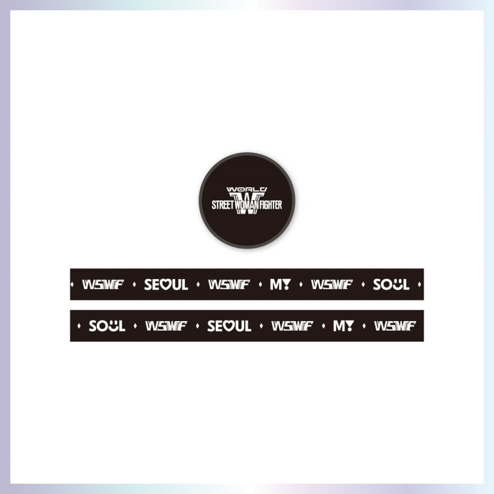 월드오브스우파(WSWF)_07.마스킹테이프_WORLD OF STREET WOMAN FIGHTER POP-UP STORE OFFICIAL MD