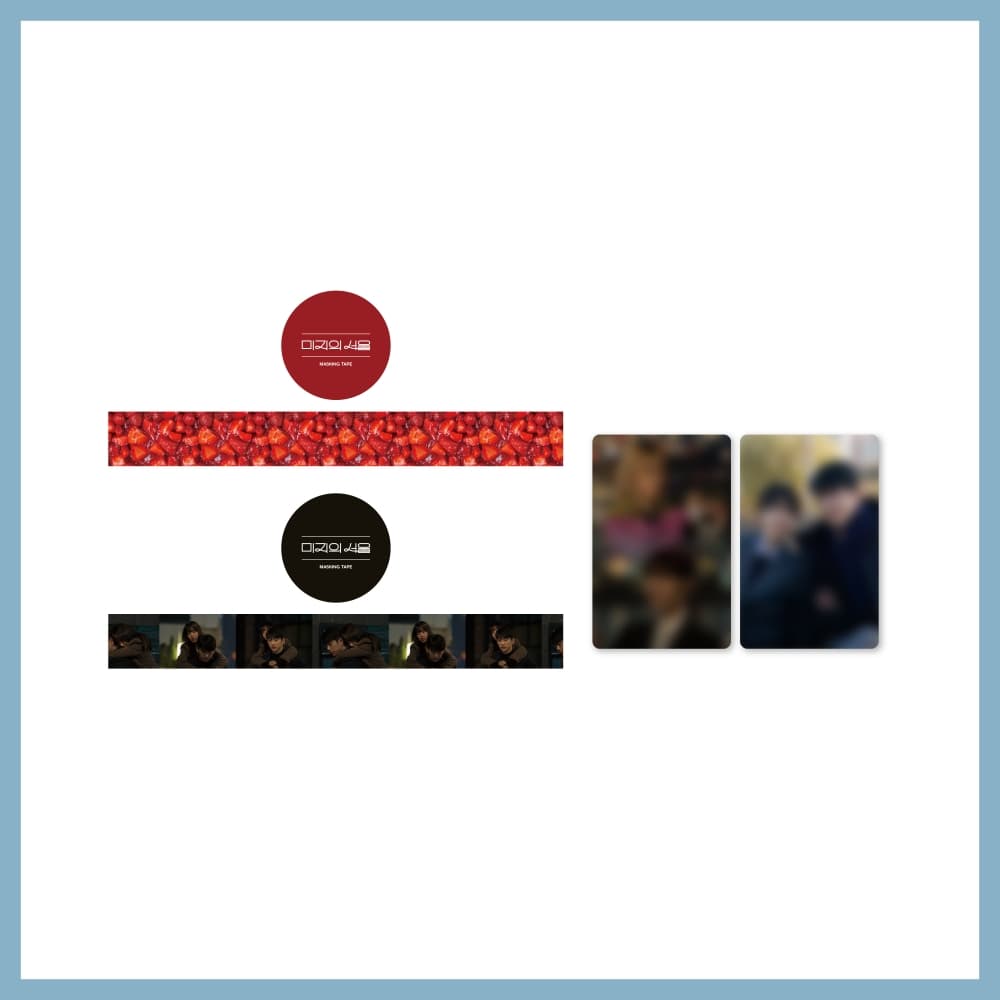 【朴珍荣_BlossomNyoung】未知的首尔_05.MASKING TAPE&PHOTOCARD SET_2025 未知的首尔 POP-UP STORE_OFFICIAL MD