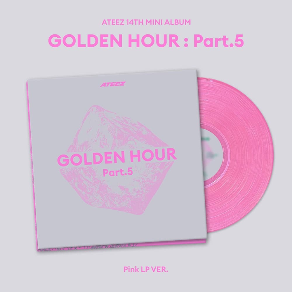 에이티즈 (ATEEZ) - GOLDEN HOUR : Part.5 (Pink LP VER.)